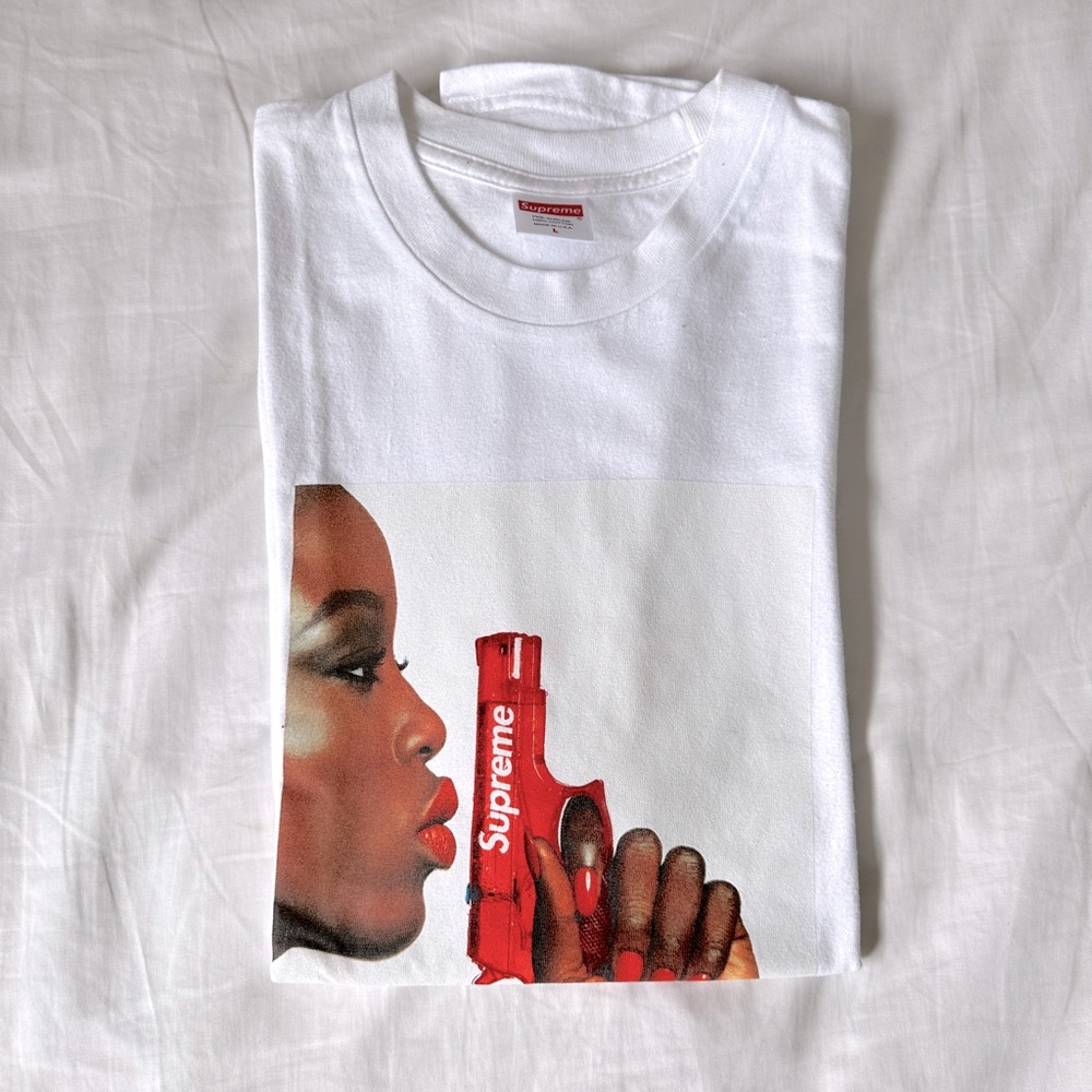 SUPREME "Water Pistol" TEE White T-shirt Authentic